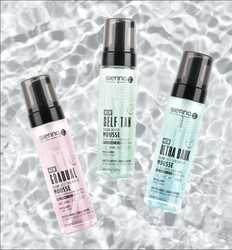 Sienna X Gradual Clear Tan Water Mousse - 190ml