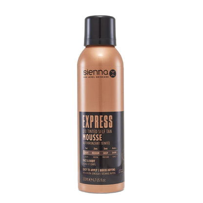 Sienna X Express Q10 Self Tan Tinted Mousse - 200ml