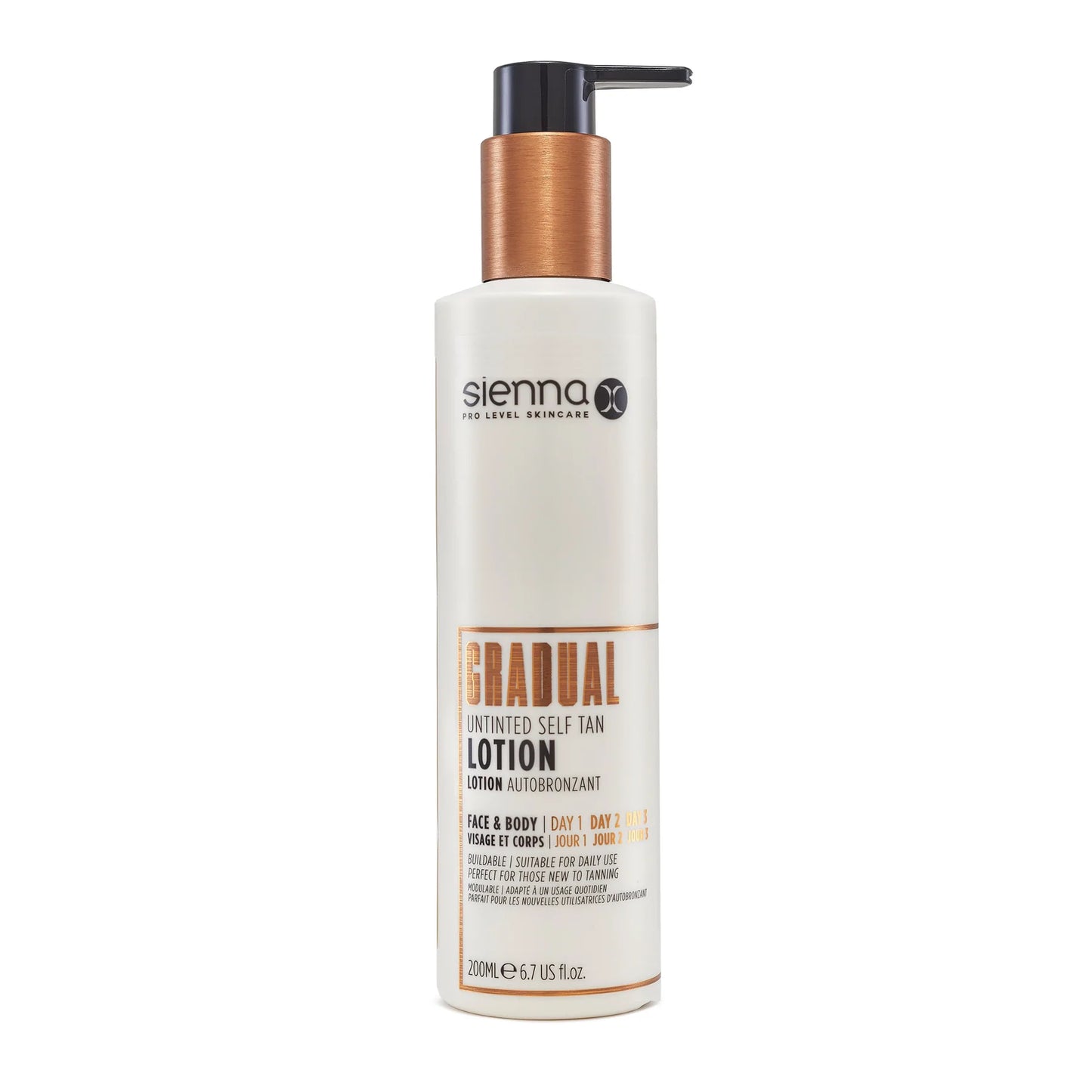 Sienna X Gradual Untinted Self Tan Lotion - 200ml