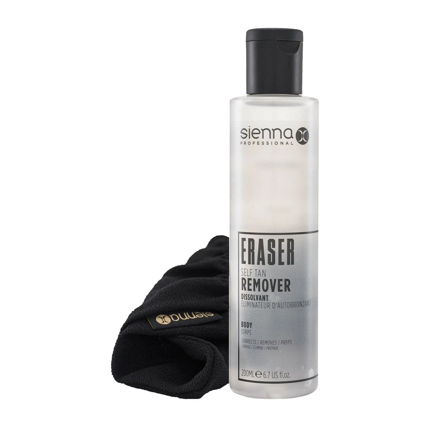 Sienna X Eraser Mitt & Self Tan Remover - 200ml